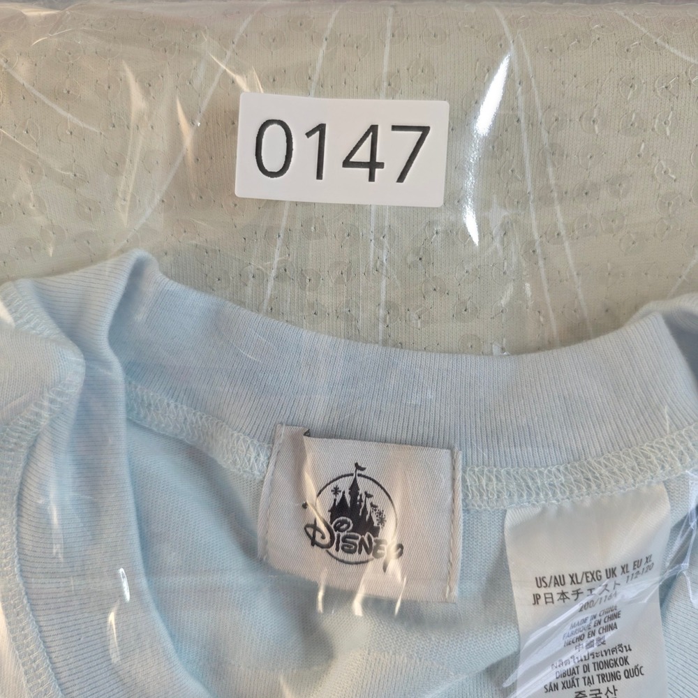 NWT Disney Cinderella 75th Anniversary Shirt Womens XL Blue Sequin Spirit Jersey - Picture 13 of 13